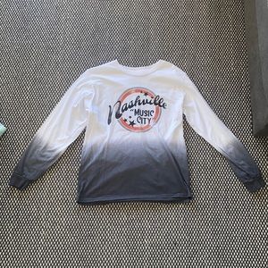 Nashville ombré long sleeve shirt